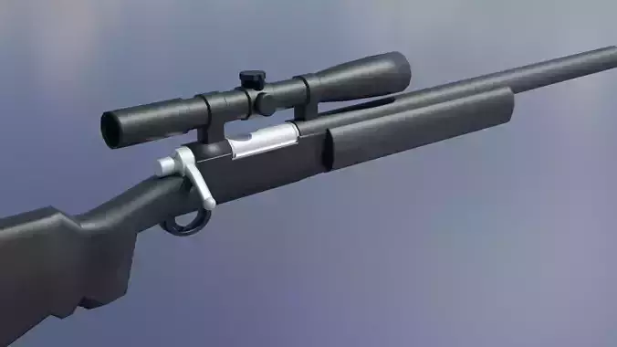 M24-SWS sniper rifle Free 3D model