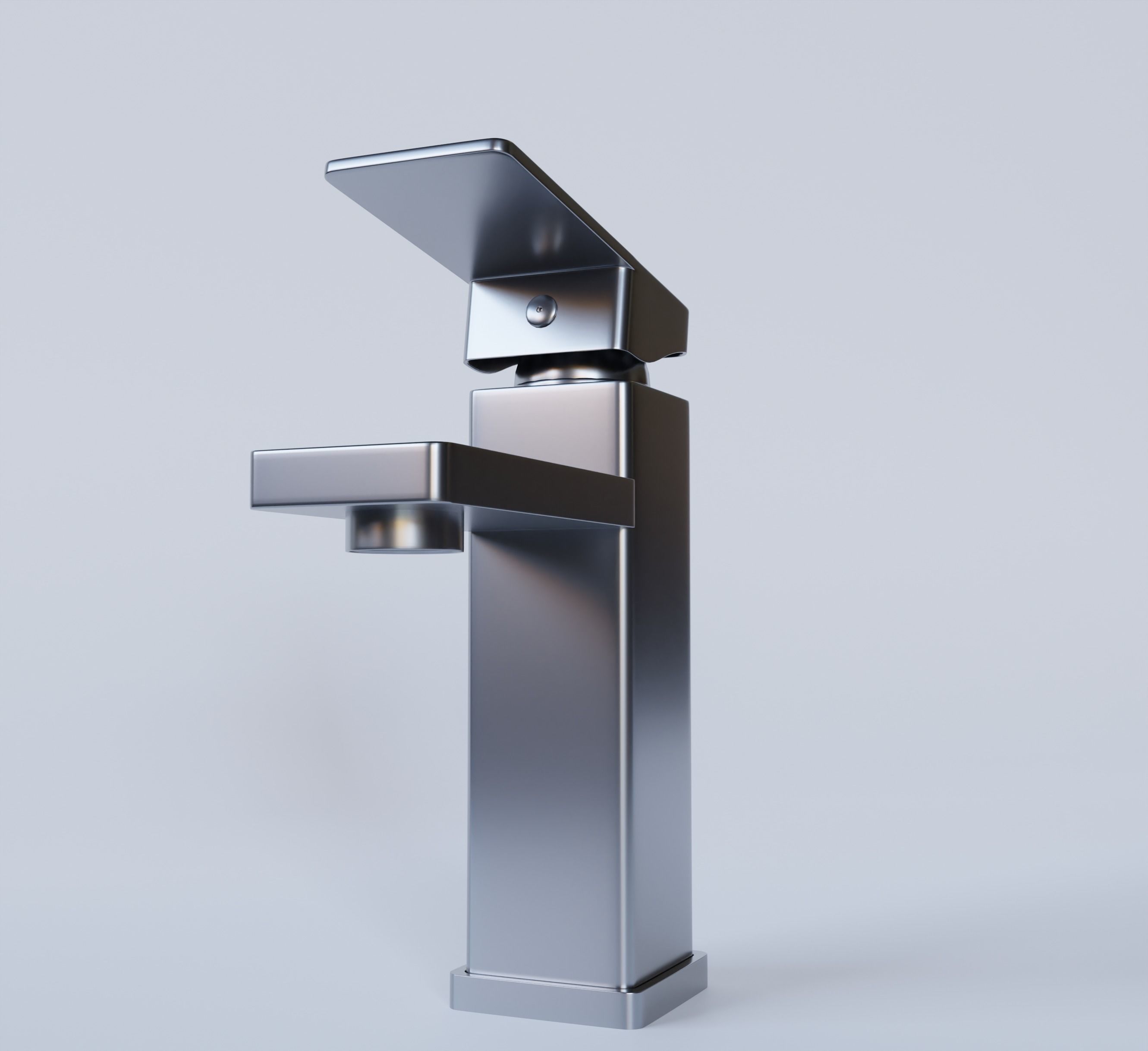 Sink Tap Low-poly 3D model_1