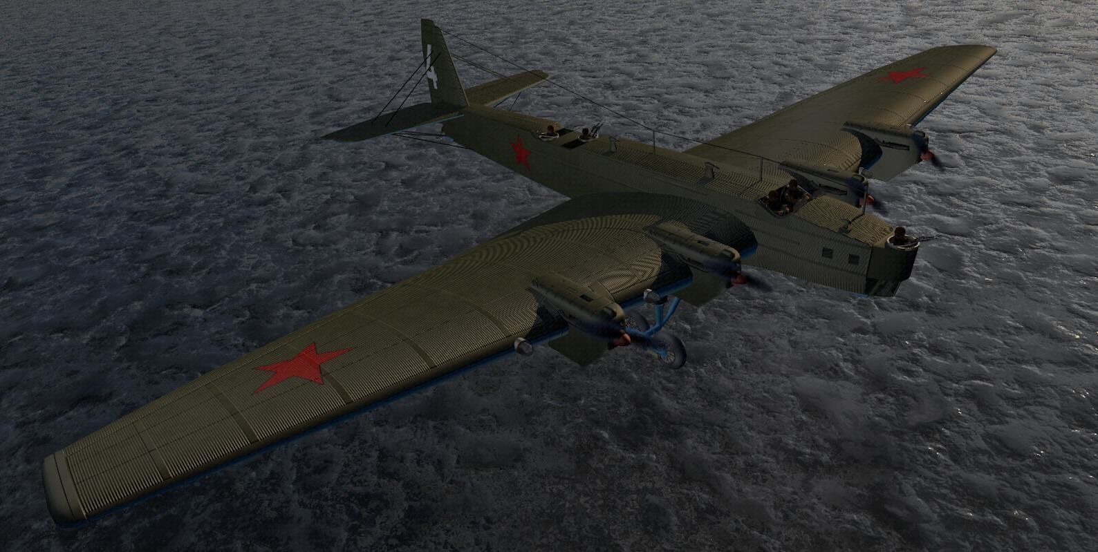 Tupolev TB-3 3D model_8