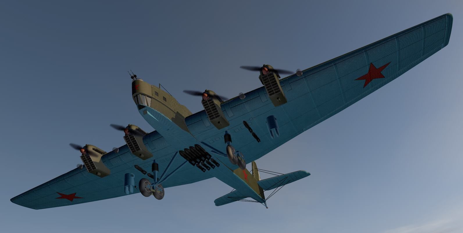Tupolev TB-3 3D model_12