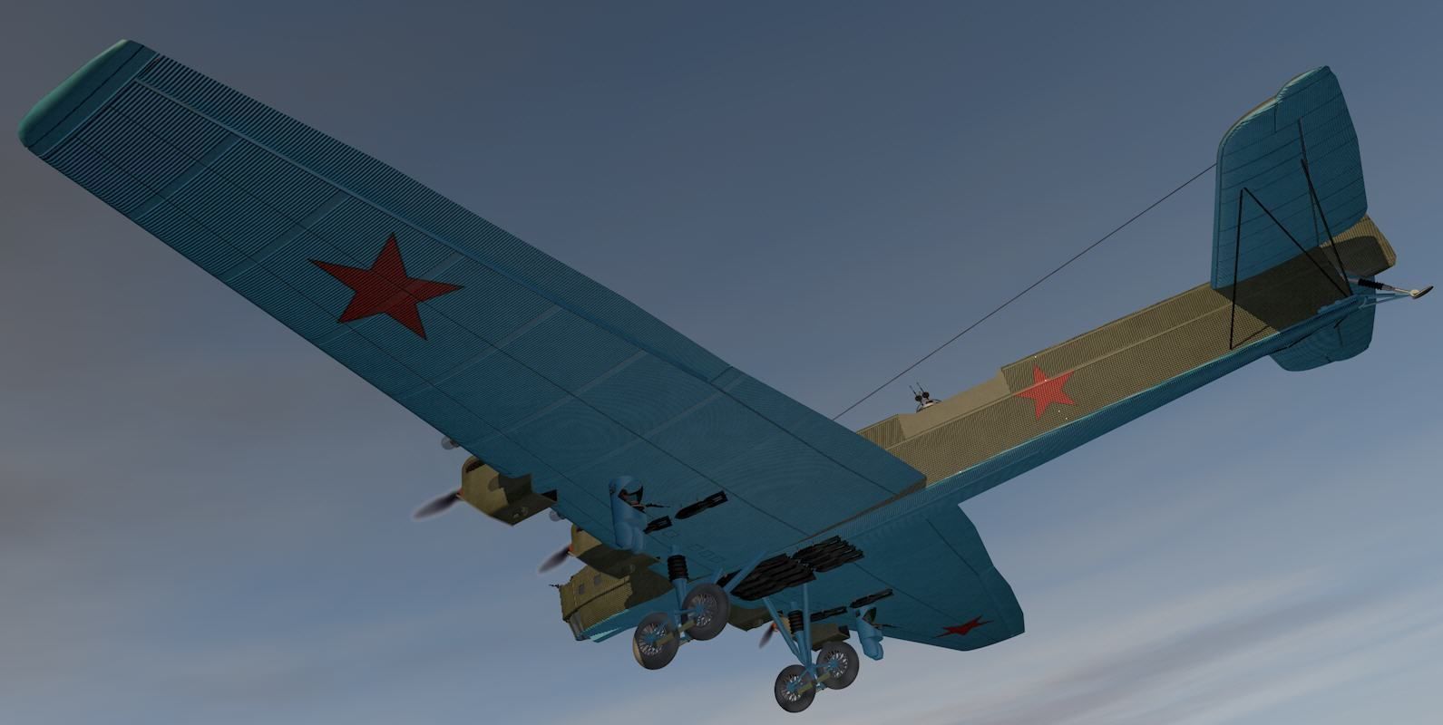Tupolev TB-3 3D model_13
