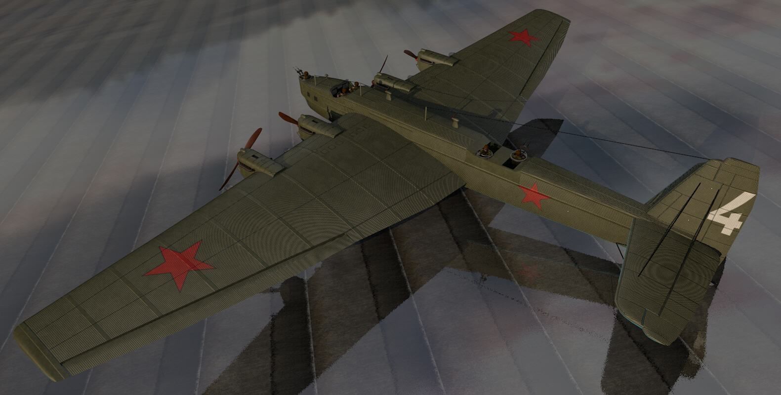 Tupolev TB-3 3D model_1