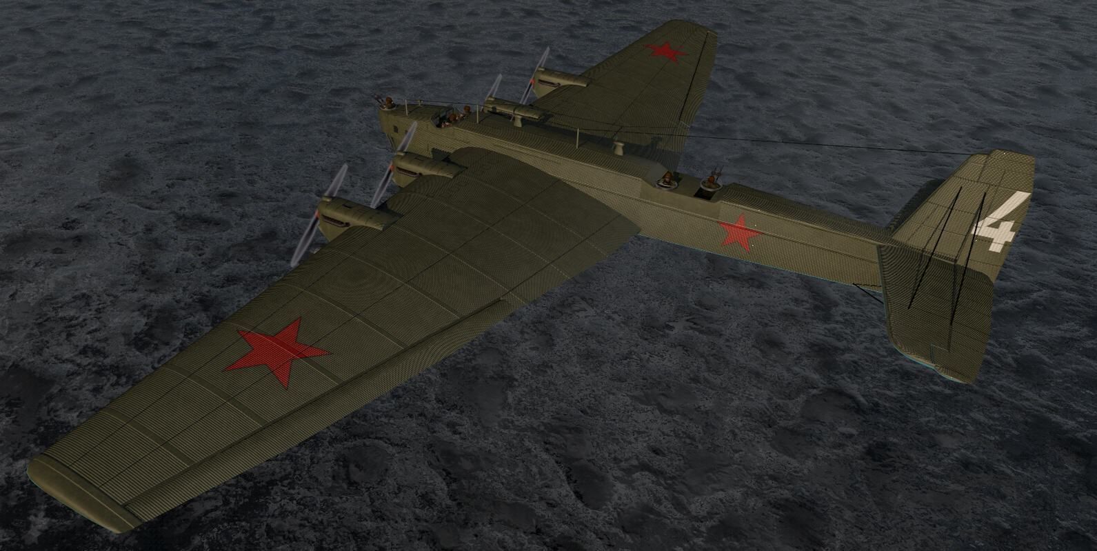 Tupolev TB-3 3D model_9