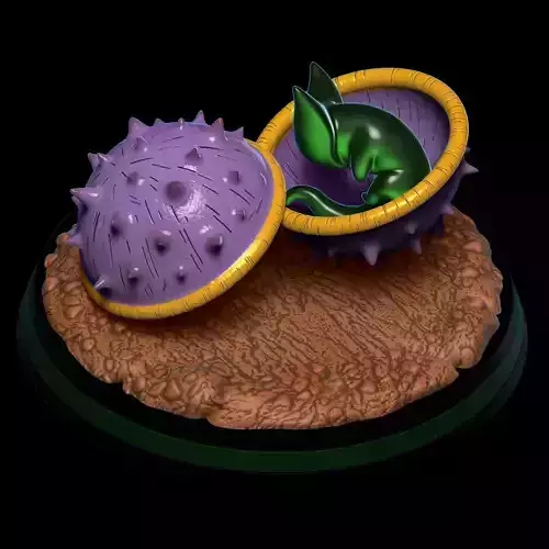 DRAGONBALL Z LARVA CELL  3D print model