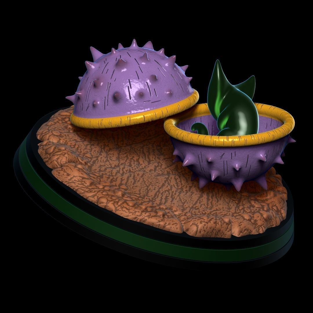 DRAGONBALL Z LARVA CELL 3D print model_2
