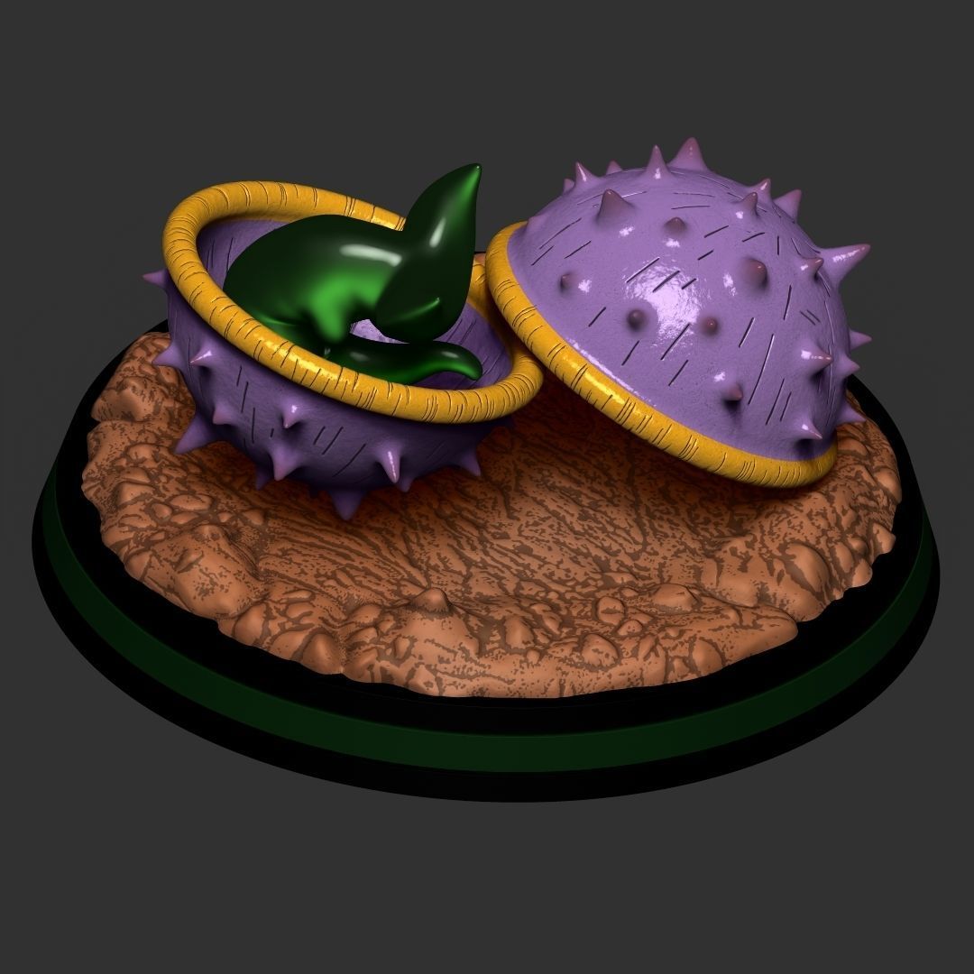 DRAGONBALL Z LARVA CELL 3D print model_5