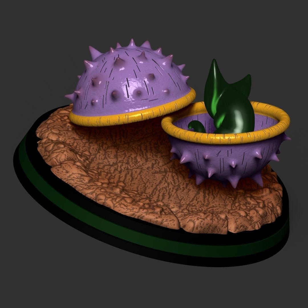 DRAGONBALL Z LARVA CELL 3D print model_4