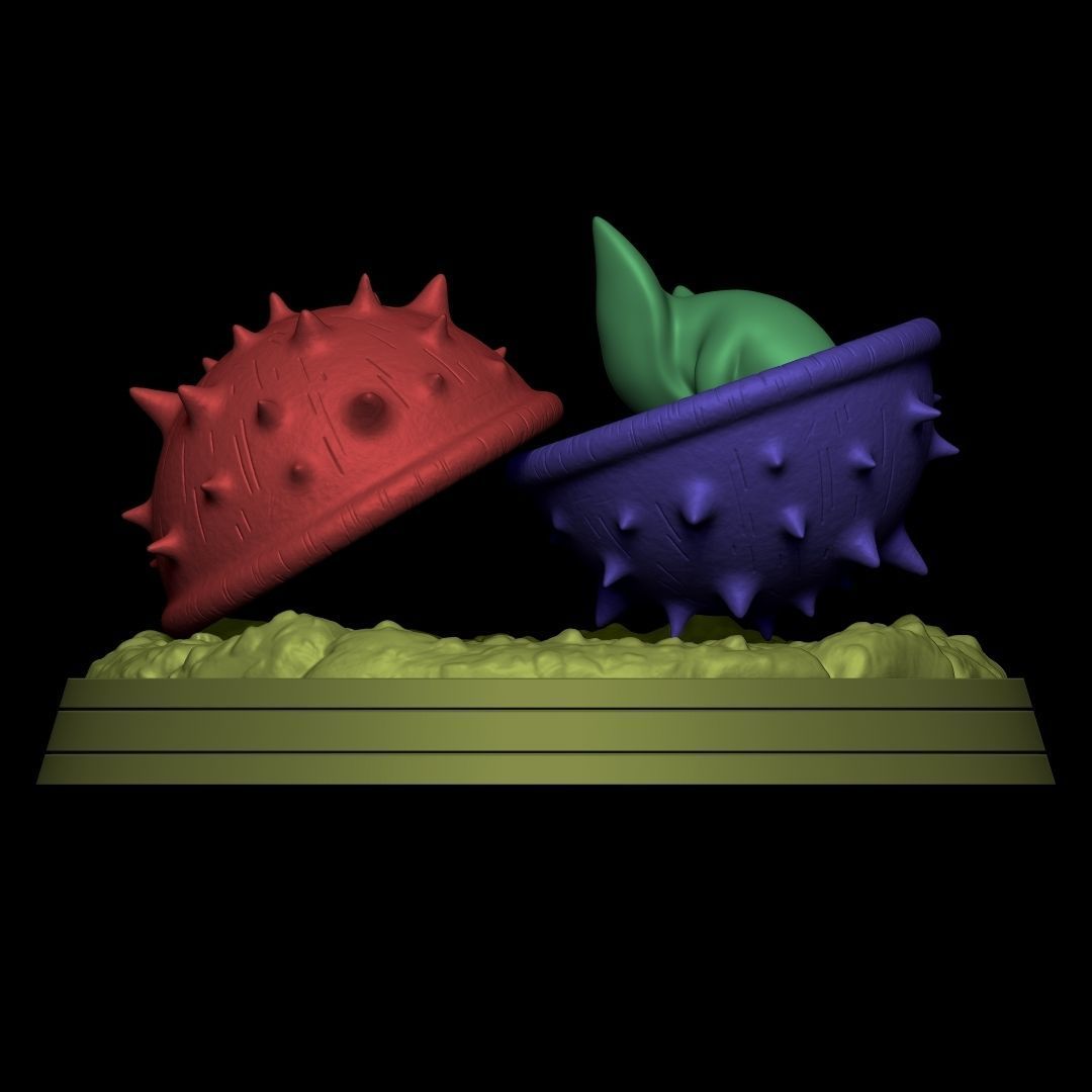 DRAGONBALL Z LARVA CELL 3D print model_13