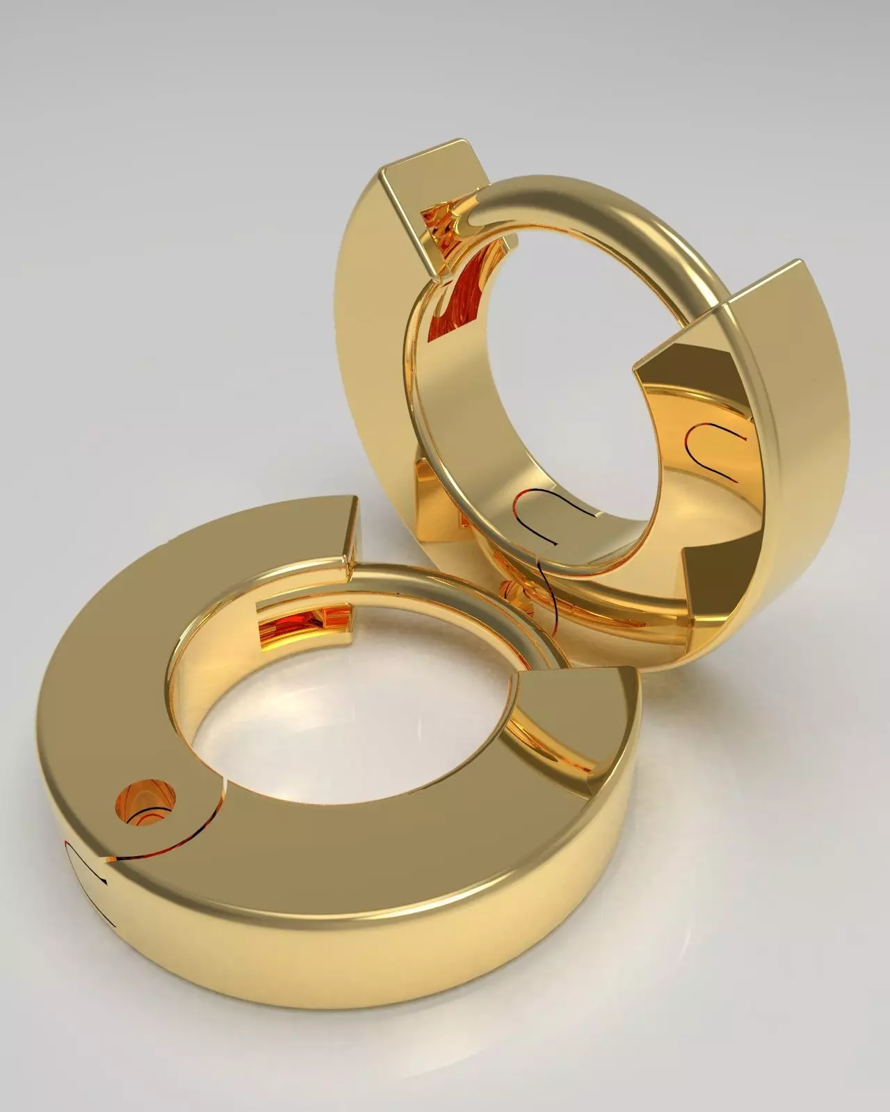 Ear piercing-nose piercing-septum ring 5mm 3D print model