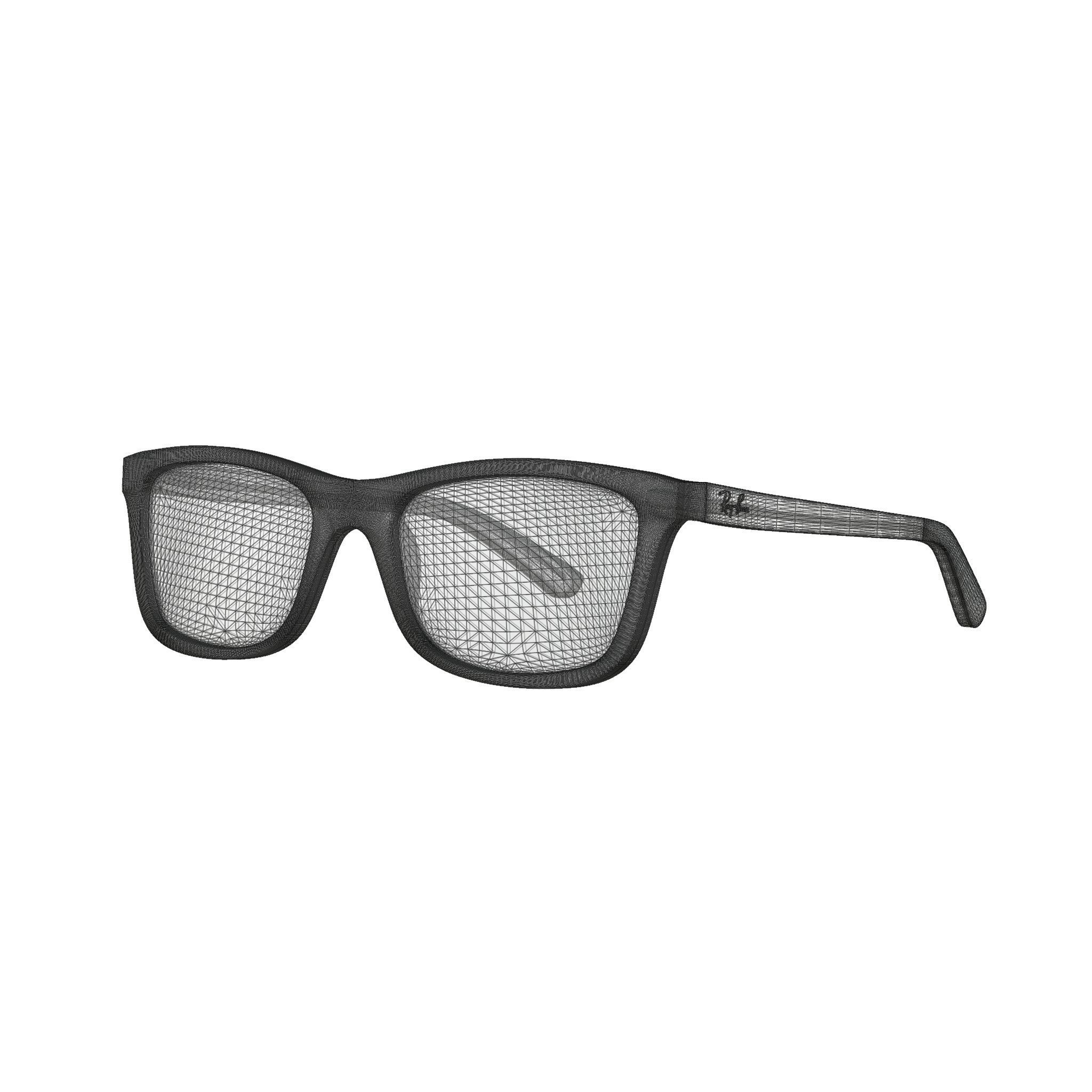 Ray-Ban - RY1536 3802 Glasses Low-poly 3D model_4