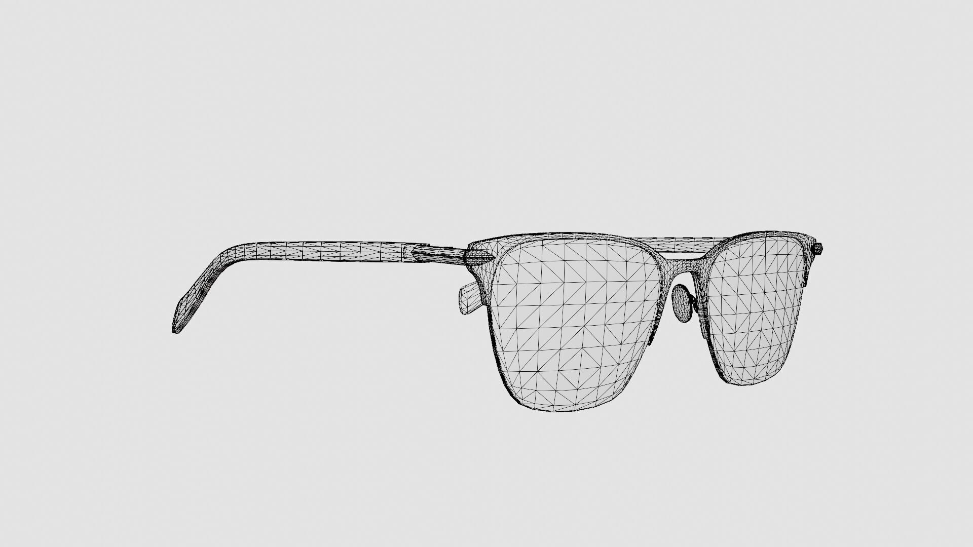 Rag  Bone - RNB7029 R80 Glasses Low-poly 3D model_7