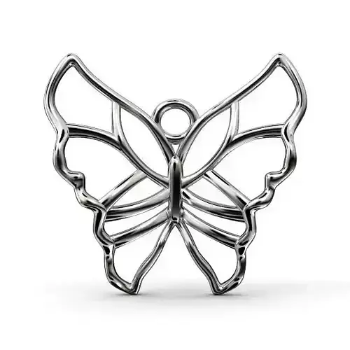 Pendant Butterfly 3D print model