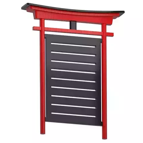 Stand for martial art belts Large 3D model