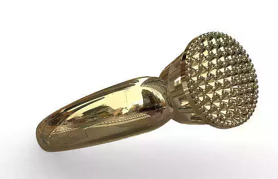 Round solitaire ring - Ready to print