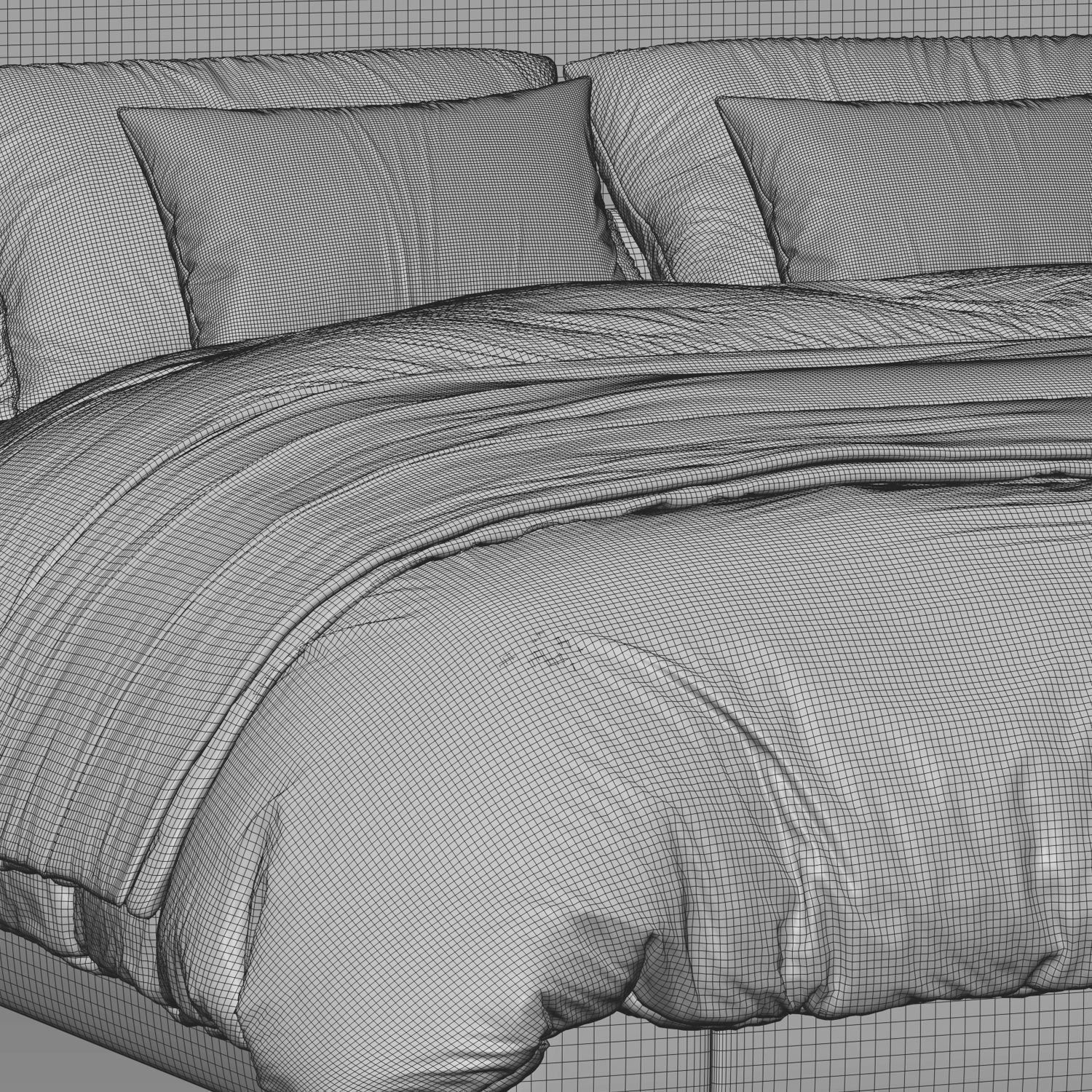 RH Wallace Bed 3D model_2
