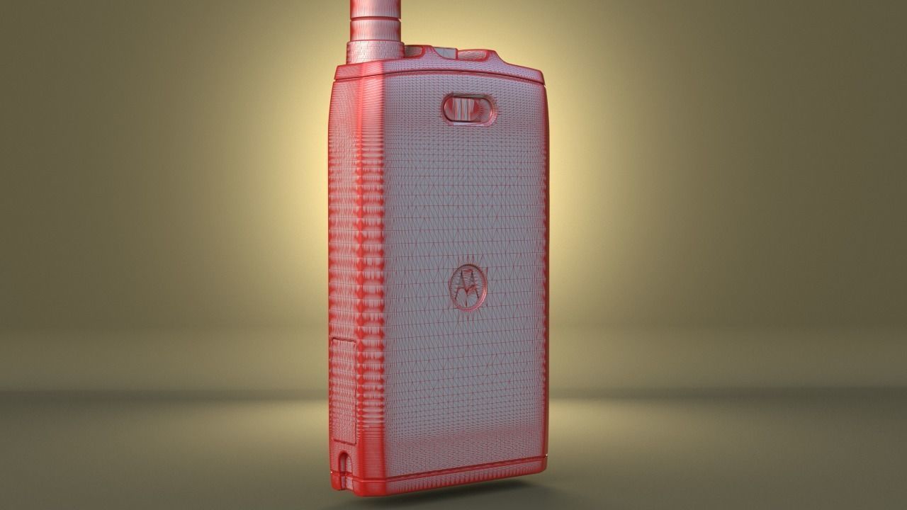 Airsoft Motorola ST7500 Compact TETRA Radio Hollow body 3D print model_12