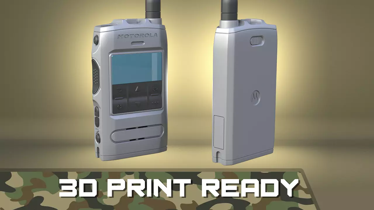 Airsoft Motorola ST7500 Compact TETRA Radio Hollow body 3D print model_0