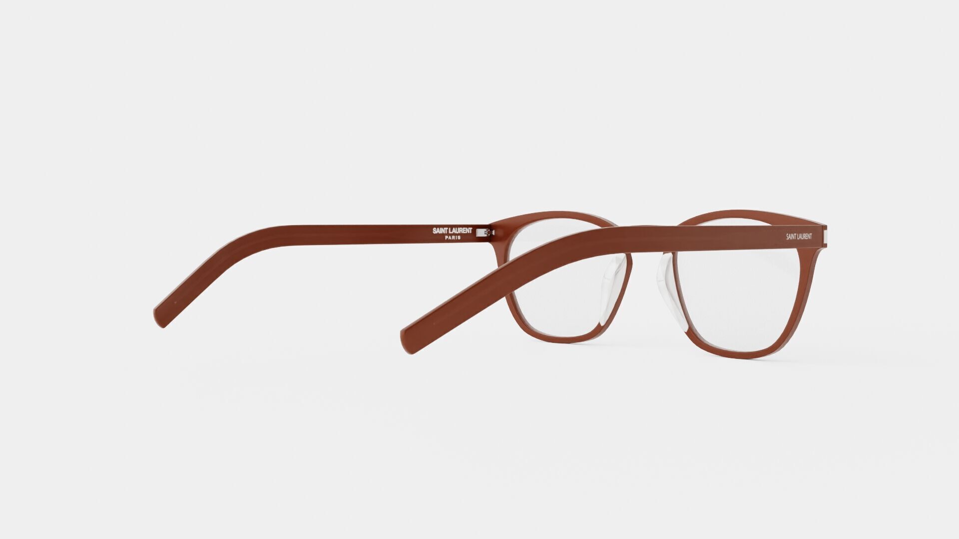 Saint Laurent - SL 30 SLIM 005 Glasses Low-poly 3D model_3
