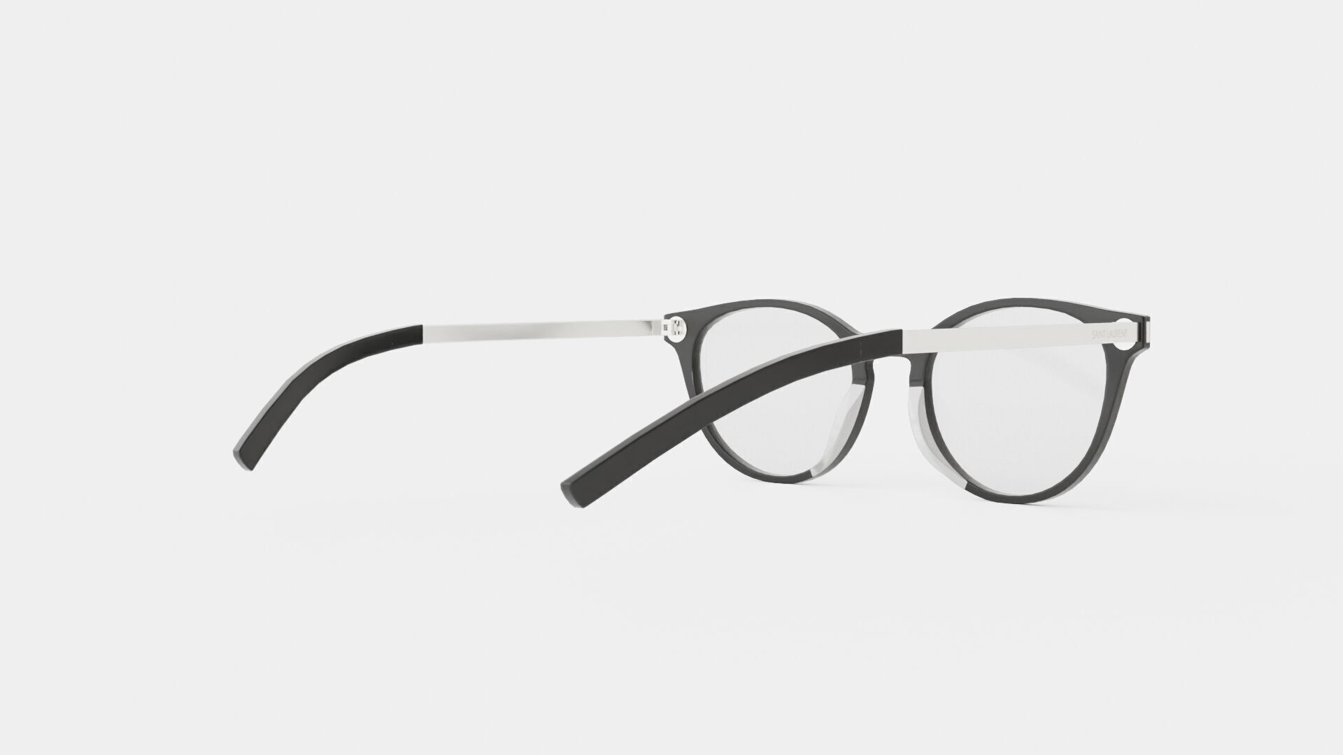 Saint Laurent - SL 25 001 Glasses Low-poly 3D model_3