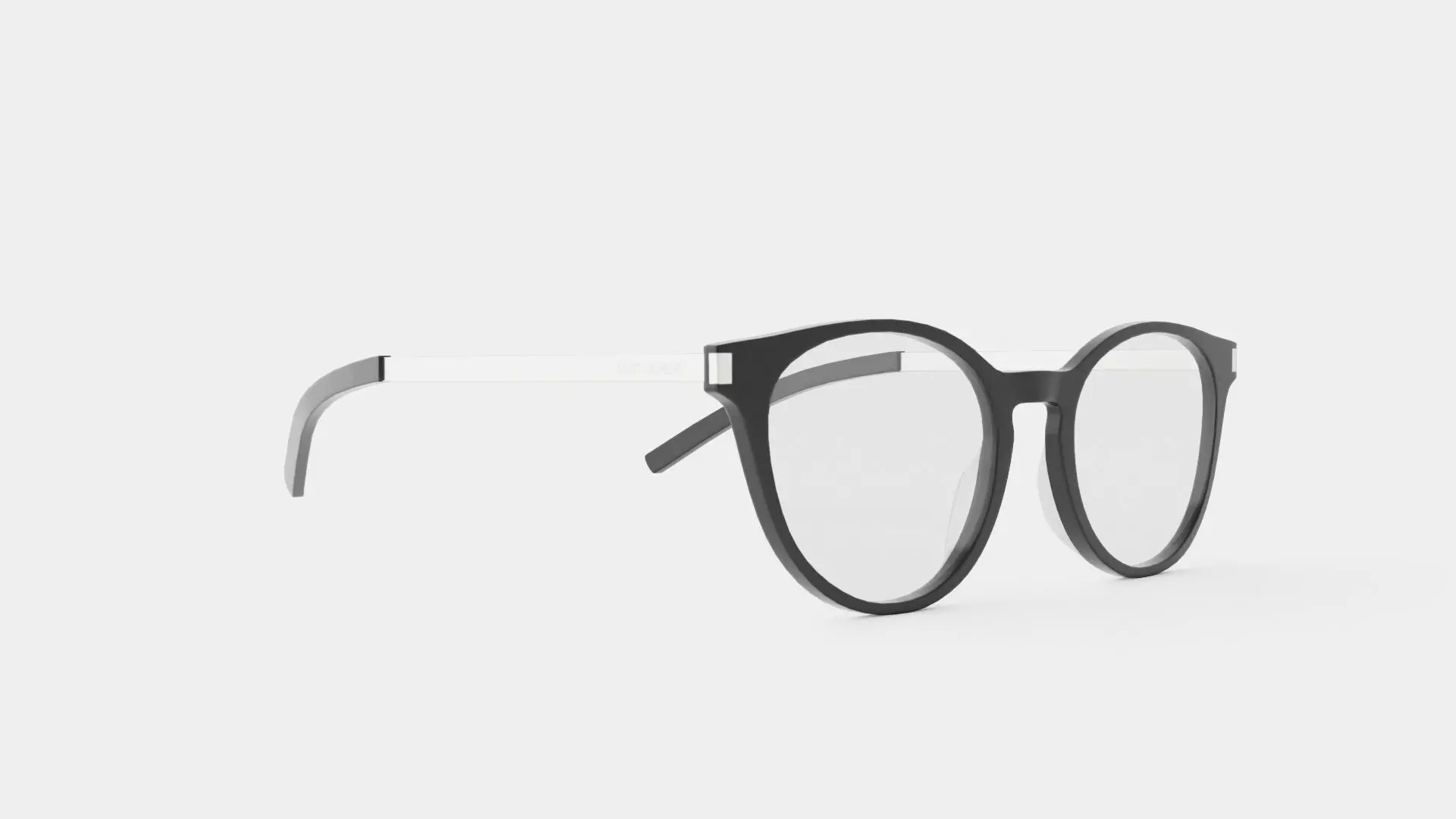 Saint Laurent - SL 25 001 Glasses Low-poly 3D model_0