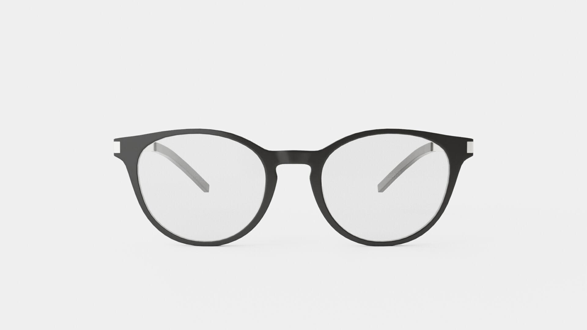 Saint Laurent - SL 25 001 Glasses Low-poly 3D model_1
