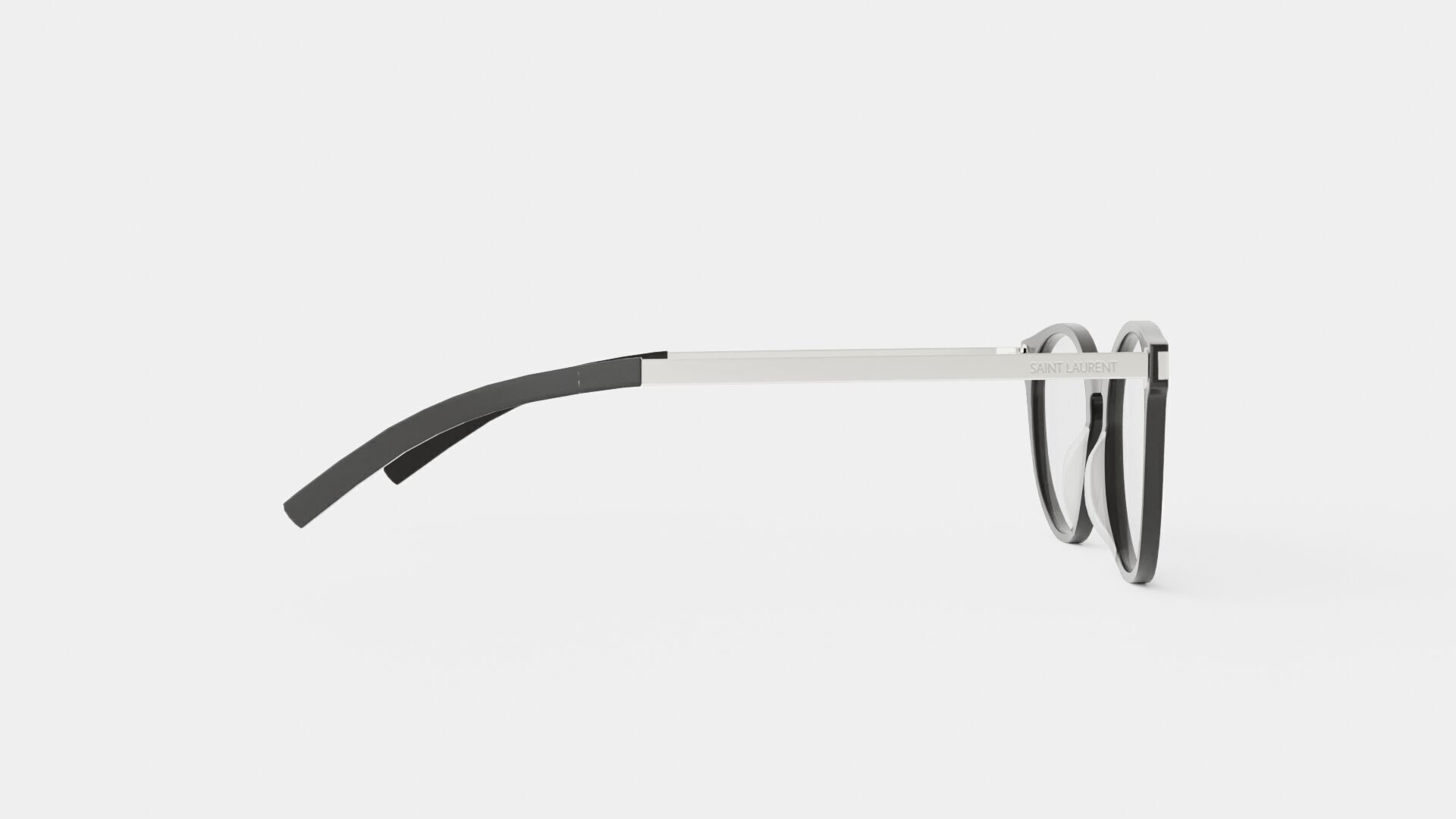 Saint Laurent - SL 25 001 Glasses Low-poly 3D model_2