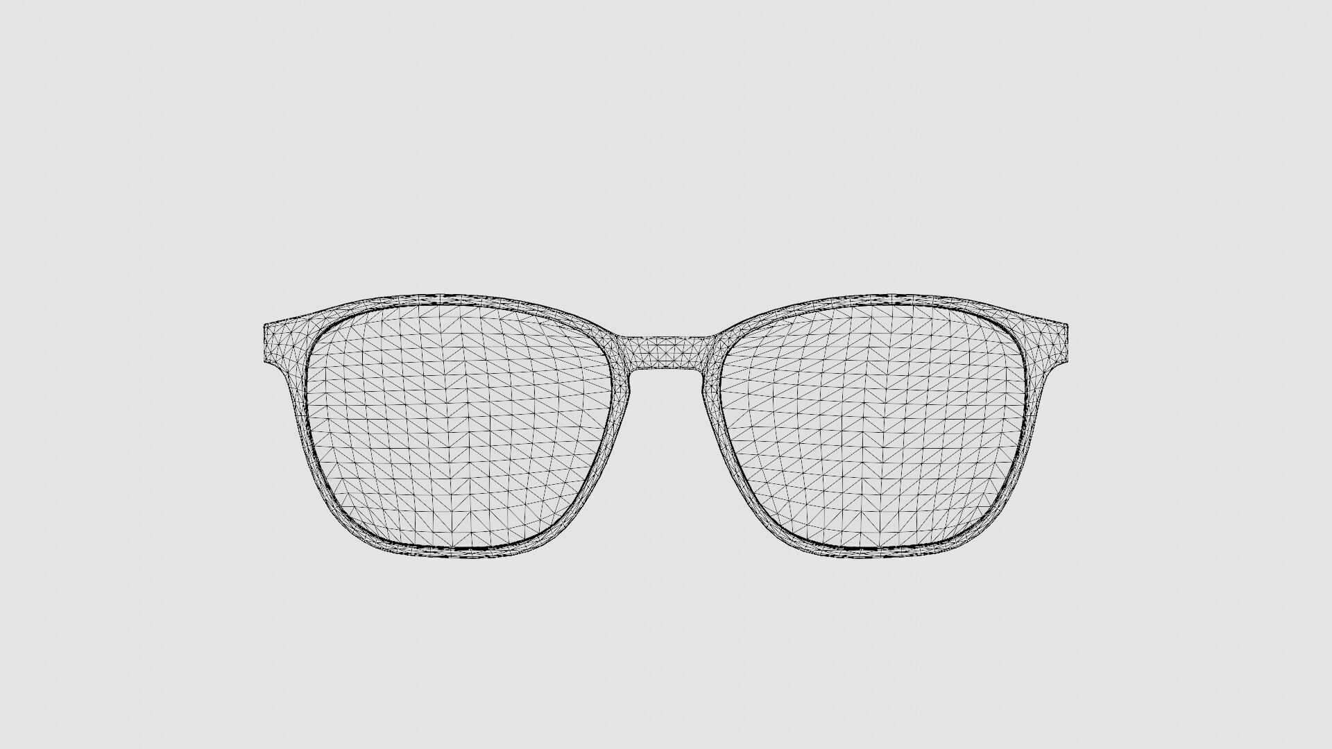 Saint Laurent - SL 186-B SLIM 002 Glasses Low-poly 3D model_6