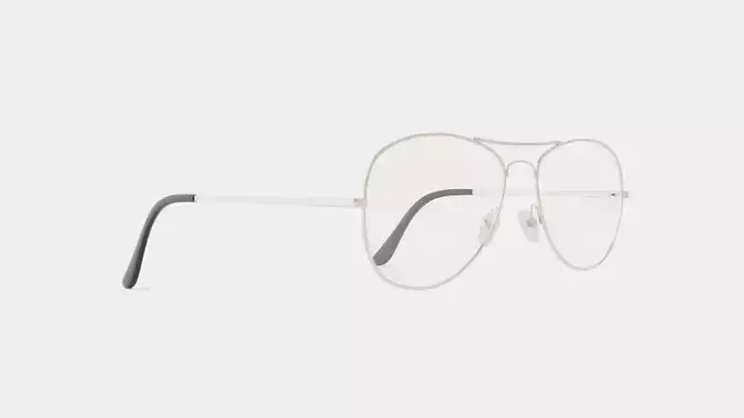 Readers - Aviator Metal Silver Glasses