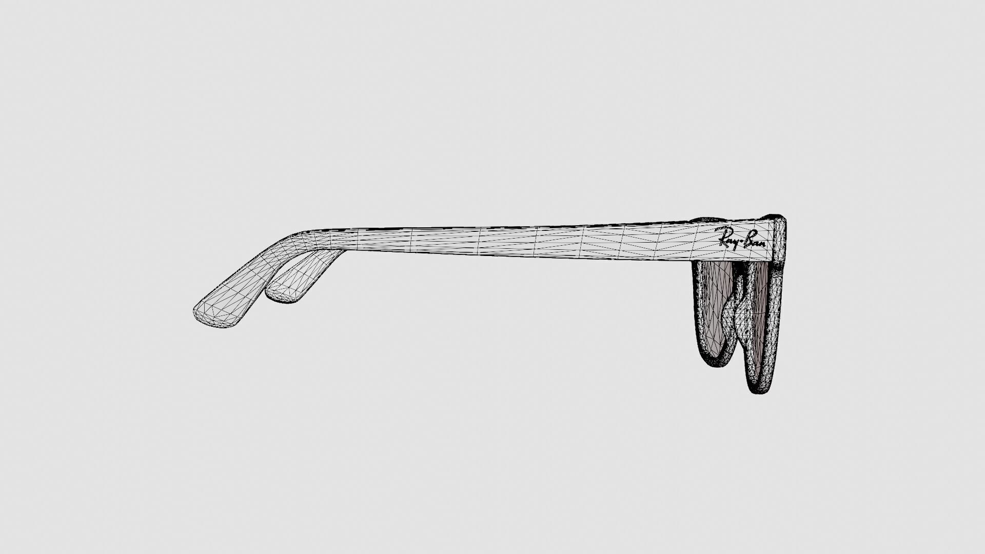 Ray-Ban Meteor Optics - RX5377 2000 Glasses Low-poly 3D model_8