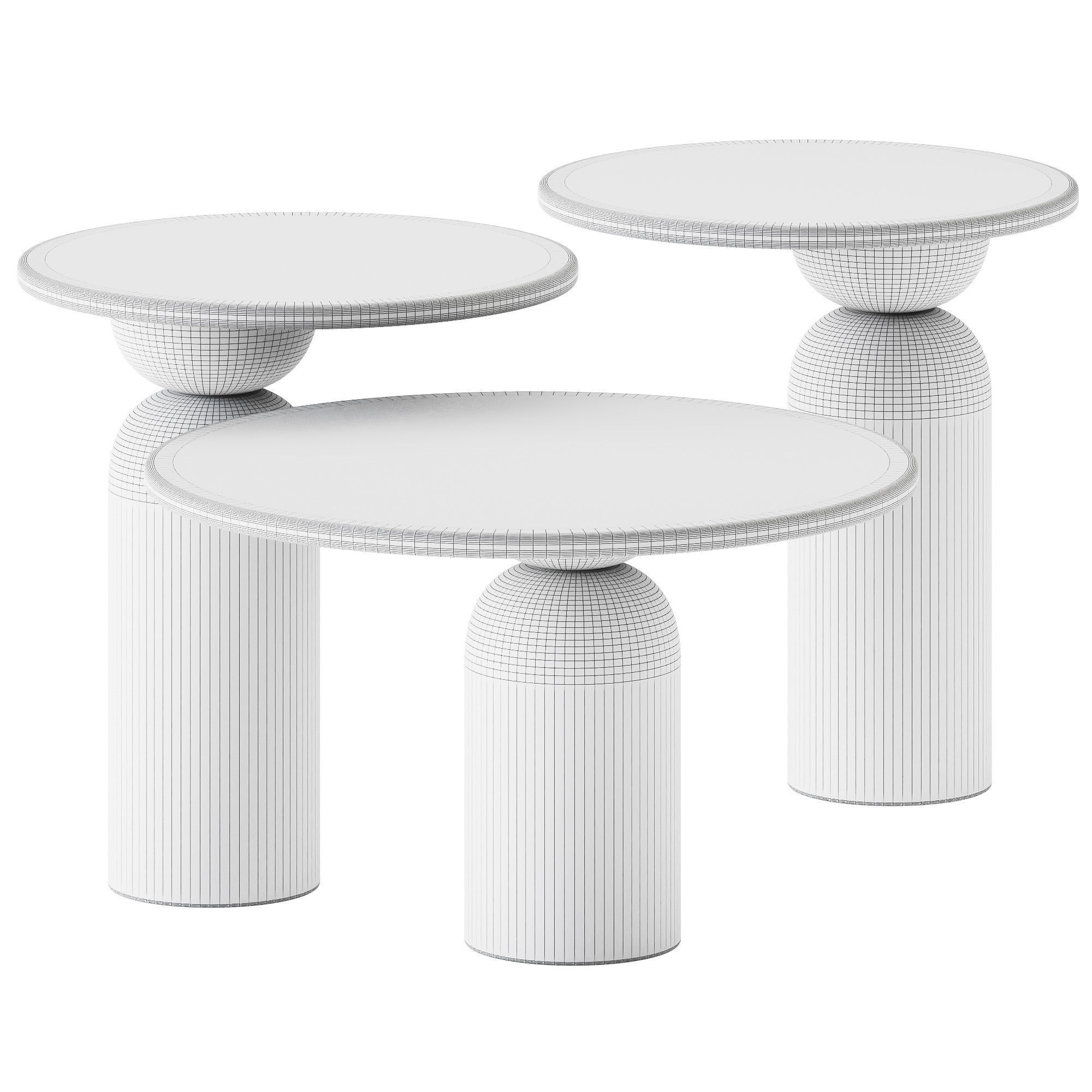 OMBRE II Coffee Tables 3D model_2