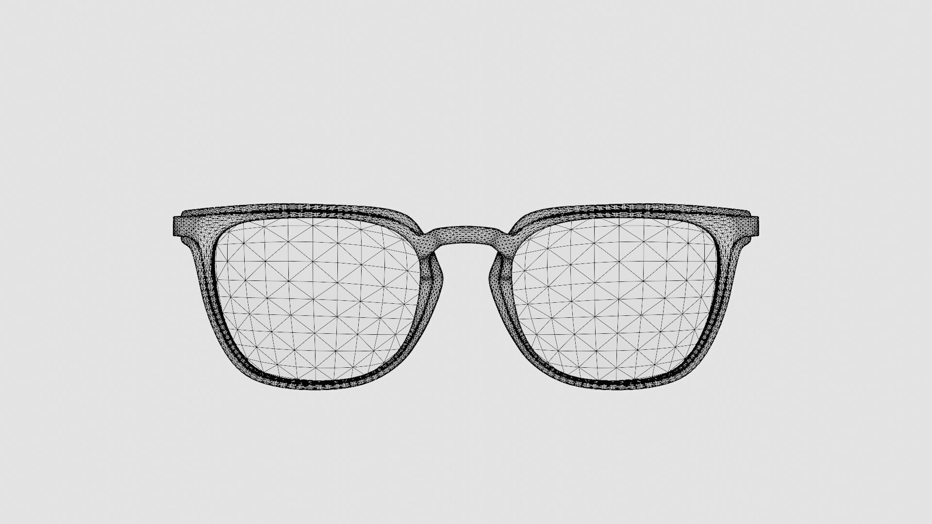 Rag Bone - RNB7039 2W8 Glasses Low-poly 3D model_6