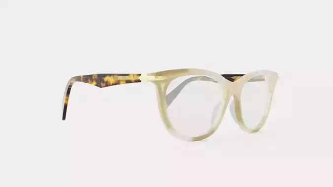 Rag  Bone - RNB3033 DEX Glasses Low-poly 3D model
