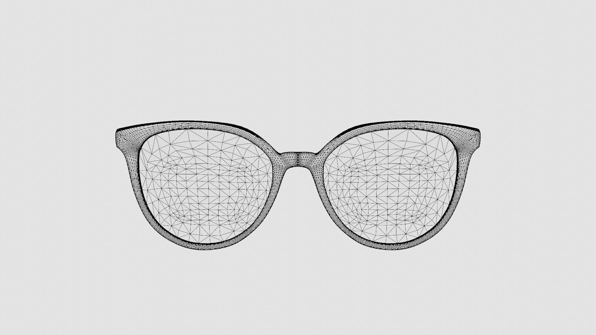 Rag Bone - RNB3029 3KQ Glasses Low-poly 3D model_6