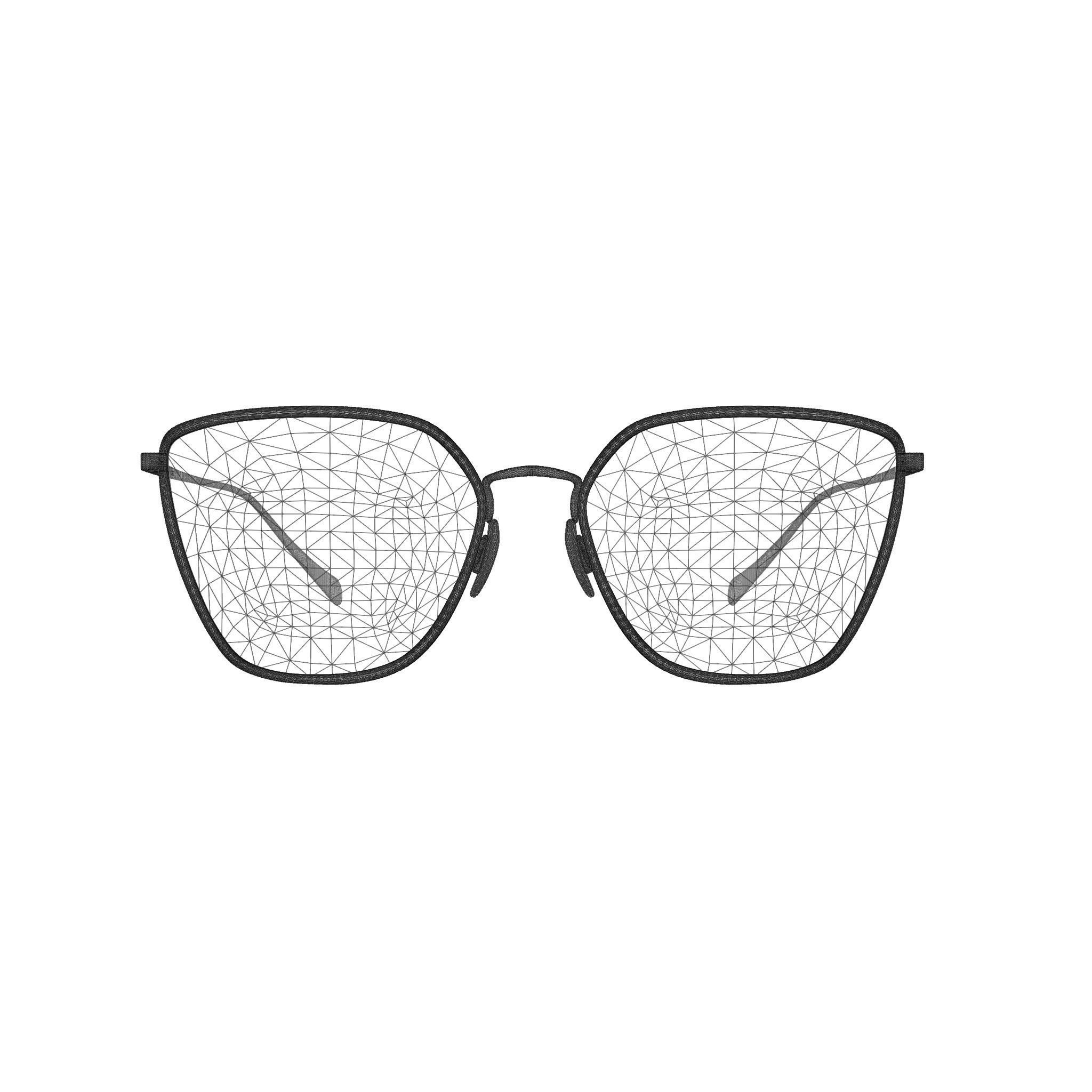 Rag Bone - RNB3028 06J Glasses Low-poly 3D model_6