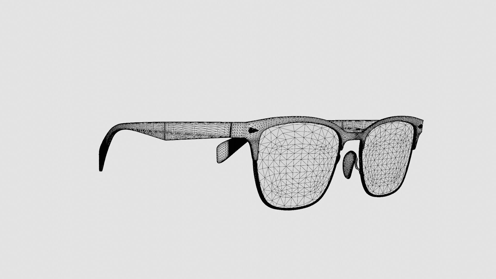 Rag  Bone - RNB3022 HAM Glasses Low-poly 3D model_7