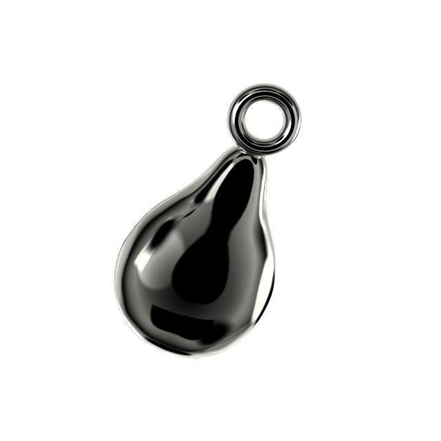 Avocado pendant aguacate collar dije 3D print model_3