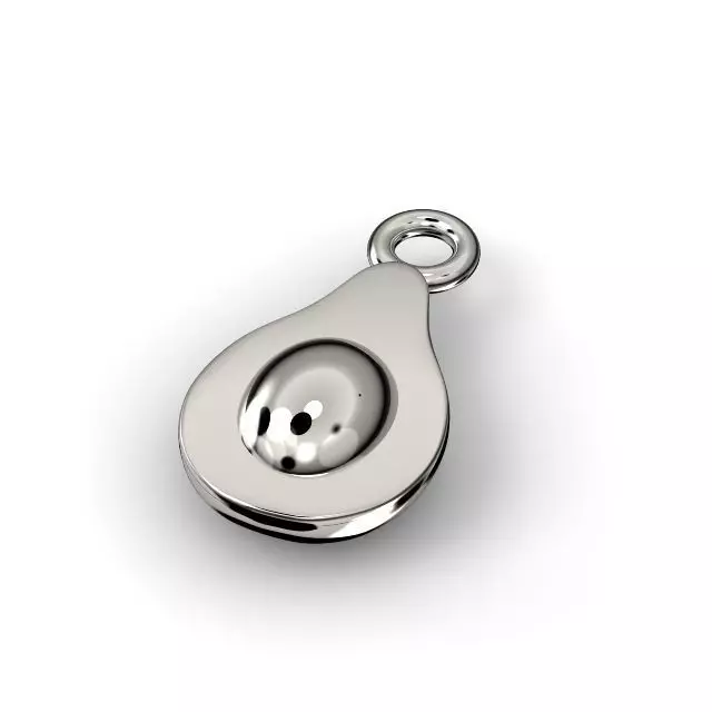 Avocado pendant aguacate collar dije 3D print model_0