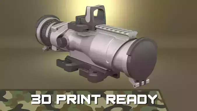 Airsoft Trijicon 6x48 Dual Illuminated ACOG Optic Hollow body