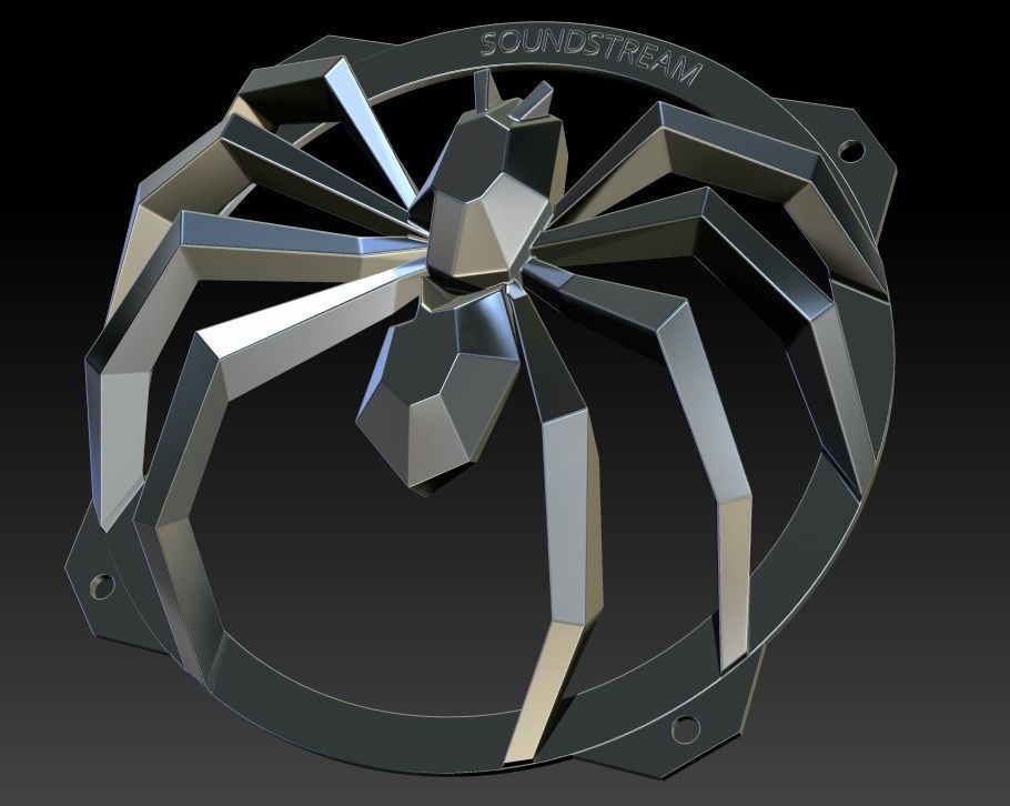 Soundstream Grill 3D print model_15