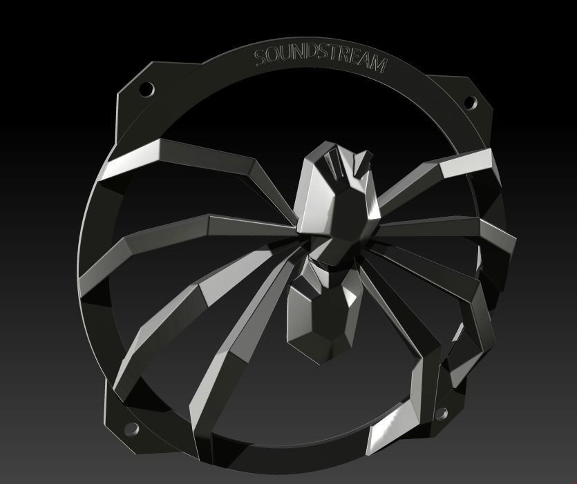 Soundstream Grill 3D print model_28