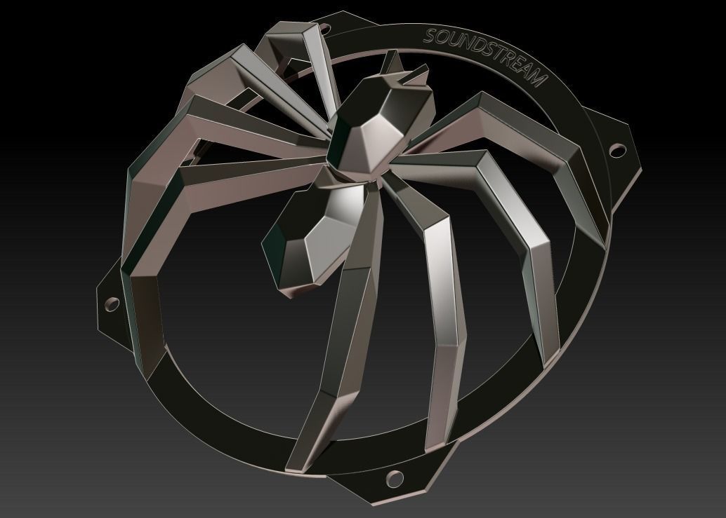 Soundstream Grill 3D print model_25