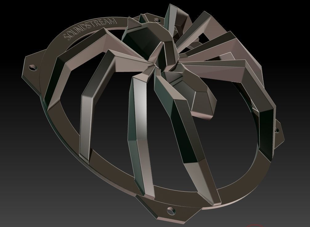 Soundstream Grill 3D print model_24