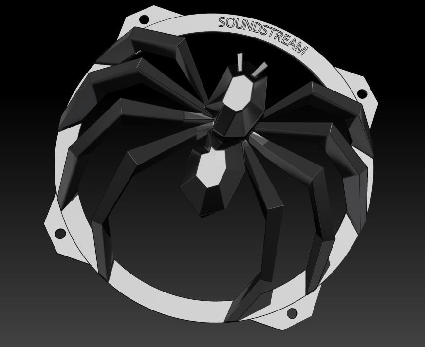 Soundstream Grill 3D print model_26