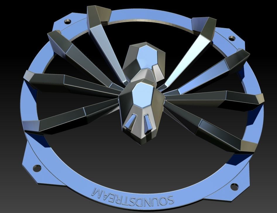 Soundstream Grill 3D print model_17