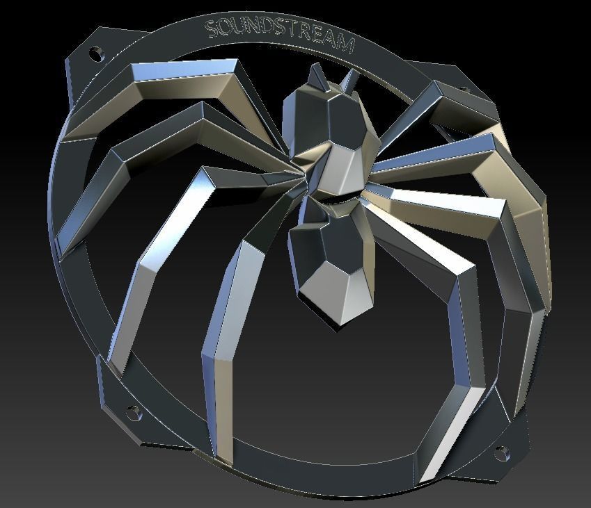 Soundstream Grill 3D print model_14