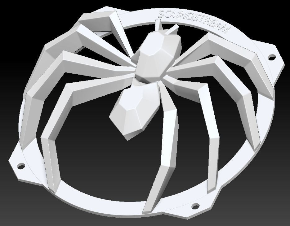 Soundstream Grill 3D print model_12