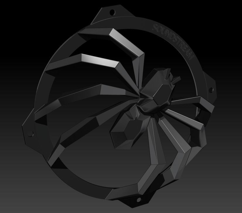 Soundstream Grill 3D print model_27