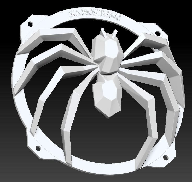 Soundstream Grill 3D print model_9