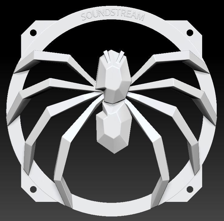 Soundstream Grill 3D print model_8