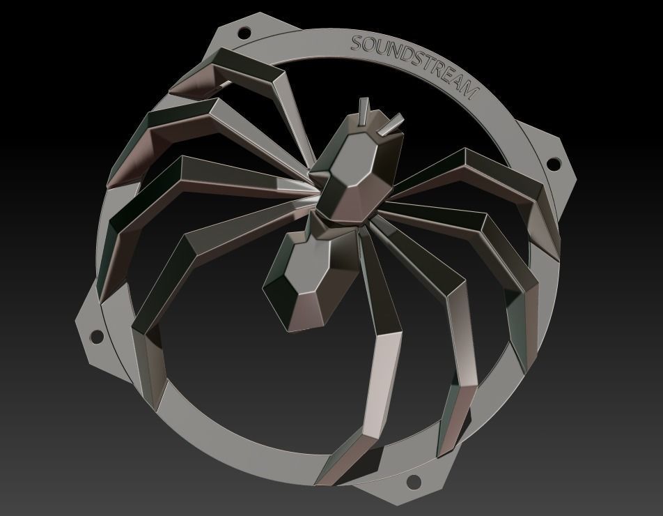 Soundstream Grill 3D print model_23